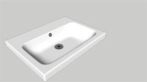 washbasin, Cersanit - colour | 3D Warehouse