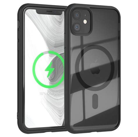 Eazy Case Transparente Hülle mit MagSafe für iPhone 11 6 1 Zoll Qi