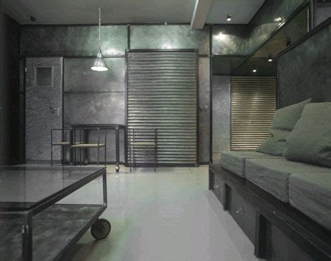 Industrial Interior: Intense Modern Metal Apartment Design | Designs & Ideas on Dornob