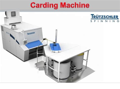 Carding machine