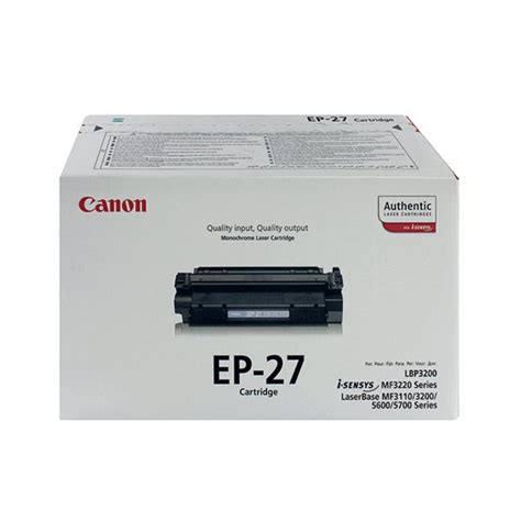 Office Supplies - CANON EP-27 TONER CARTRIDGE BLACK