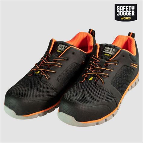 Safety Jogger LIGERO Orange Extremely Light Low Cut ESD Safety Shoe