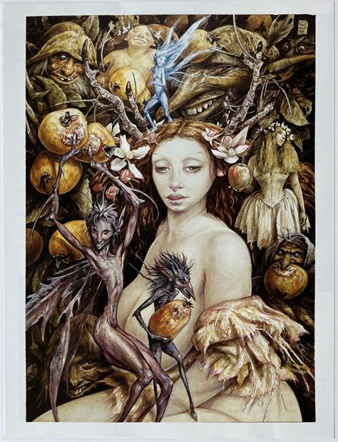 The Apple Queen Brian Froud Faeries Fairy Vintage Etsy Uk