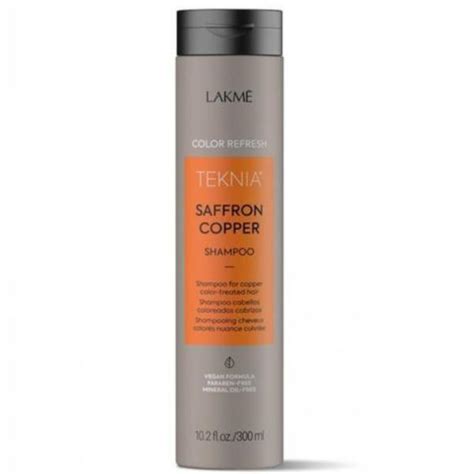 Sampon Colorant Pentru Par Aramiu Lakme Teknia Refresh Saffron Copper