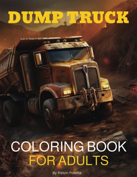 Amazon.com: Dump Truck Coloring Book: 25 Designs. Heavy Duty Artistry ...