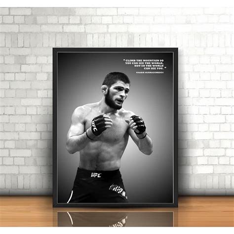 Khabib Nurmagomedov Poster Or Canvas UFC Printing Wall Art Decoration