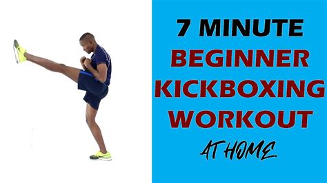 7 Minute Beginner Kickboxing Workout At Home No Equipment Youtube