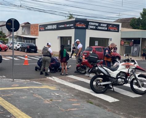 Acidente Entre Carro E Moto Deixa Motociclista Ferido Em Canoas