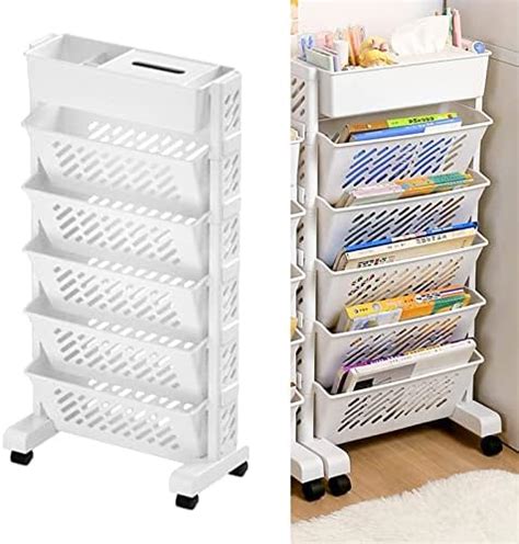 Amazon APBATS 5 Tier Book Rack Storage Bookshelf Removable