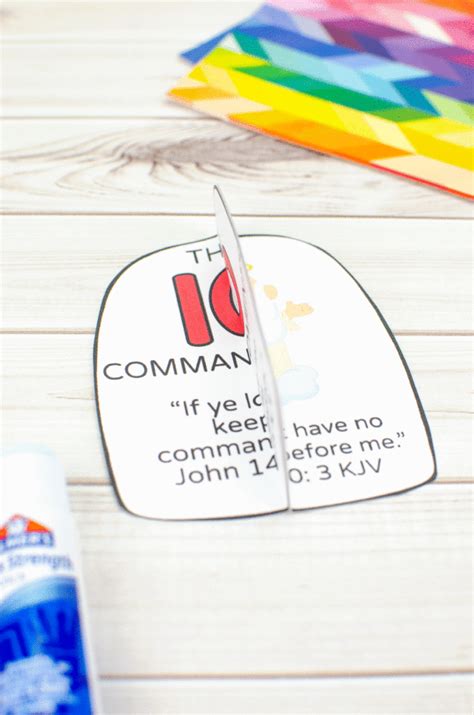 Commandments Craft For Preschoolers Bible Story Printables Images