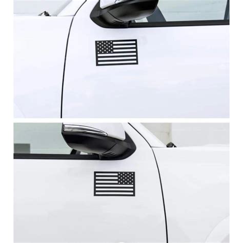 Tactilian アメリカン フラッグ 国旗 マグネットAMERICAN FLAG MAGNETS BLACK 6インチ x 3 75