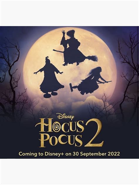 "Hocus Pocus 2 Poster" Sticker for Sale by shirlygrice | Redbubble