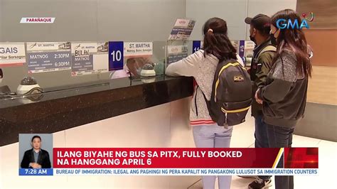 Ilang Biyahe Ng Bus Sa Pitx Fully Booked Na Hanggang April Ub