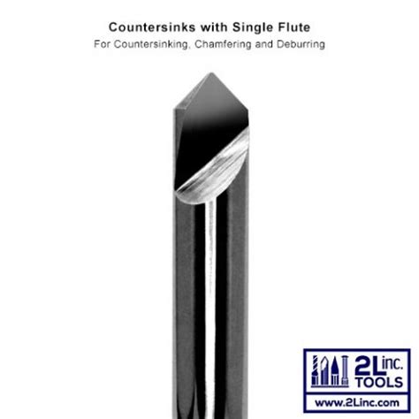 Single Flute Countersinks Superior Quality Solid Carbide L Inc