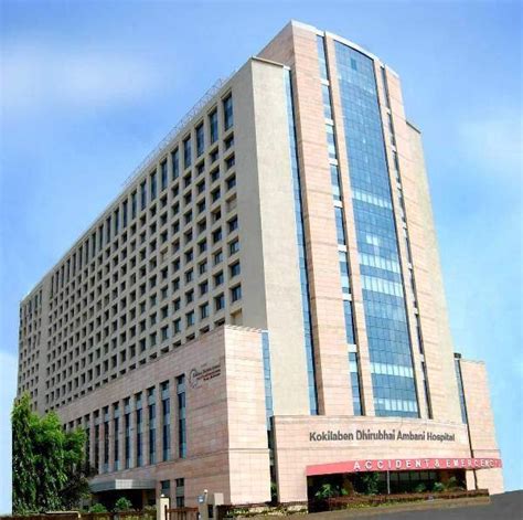 Kokilaben Dhirubhai Ambani Hospital Mumbai - Best Hospitals in India