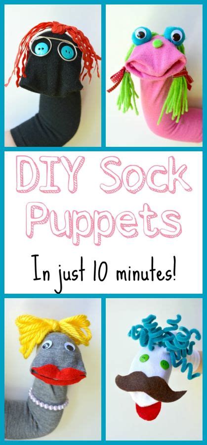 Homemade Sock Puppet Craft