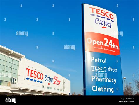 Tesco Extra Supermarket Long Eaton Town Derbyshire Nottinghamshire