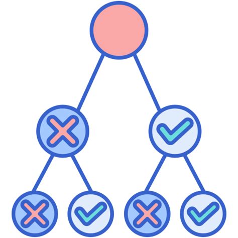 Decision Tree Generic Color Lineal Color Icon