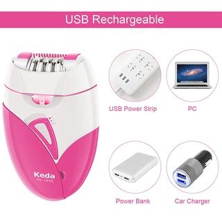 Keda Kd A Usb Hair Epilator Device Electric Rechargeable Lady Hair