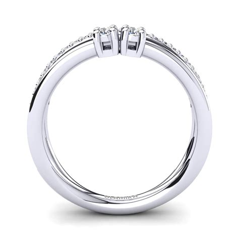 Hochwertige Glamira Ringe Maclovia Mit Karat Diamant Rund Wei Gold