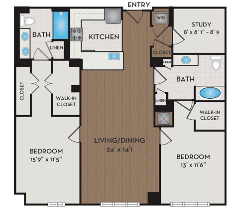 Apartment Floor Plans | 1, 2, 3 Bedroom | Pearson Square