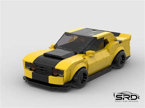 Lego Moc Dodge Challenger Srt Demon 8 Studs Wide Mod By