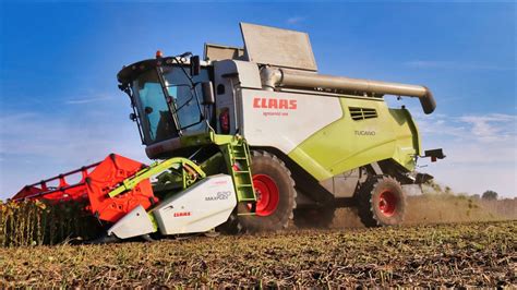 Trebbiatura Soia 2023 Claas Tucano 430 Claas Maxflex 620 By Ale02