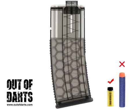 Worker 15 Round Short Dart Honeycomb Magazine Clip Out Of Darts