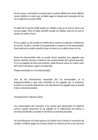 Impuestos Descontables Pdf