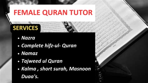 Be Your Quran Teacher Quran With Tajweed Namaz And Kalma By Laiba