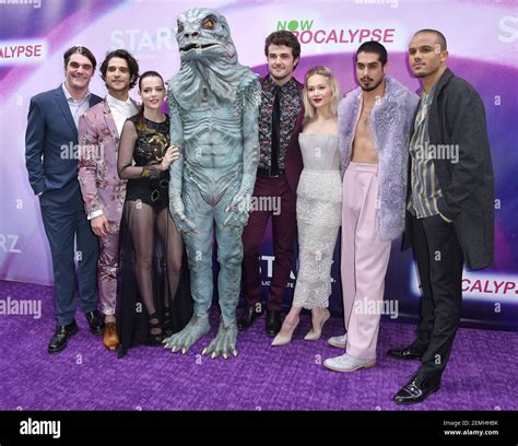 L R Now Apocalypse Cast Rj Mitte Tyler Posey Roxane Mesquida