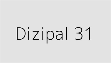 Dizipal 31 - Teknoloji Doktoru