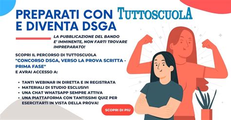 Concorso Dsga Direttore Dei Servizi Generali E Amministrativi Quiz