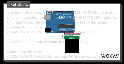 Sh U G Oled Clock Upir Wokwi Esp Stm Arduino Simulator