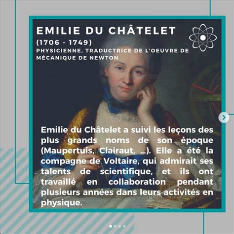 Emilie du Châtelet by Portraits de femmes scientifiques