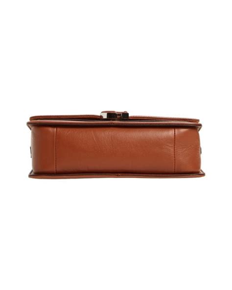 Cole Haan Mini Leather Shoulder Bag In Brown Lyst