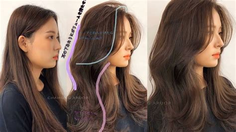 Korean Haircut Long Korean Hairstyle Long Korean Wavy Hair Korean Hair Color Hair Korean