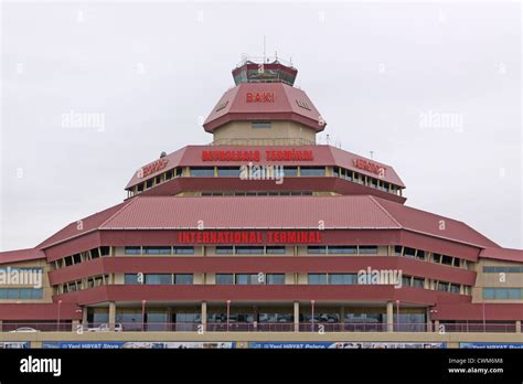 Azerbaijan. Baku. International Airport named after Heydar Aliyev Stock ...