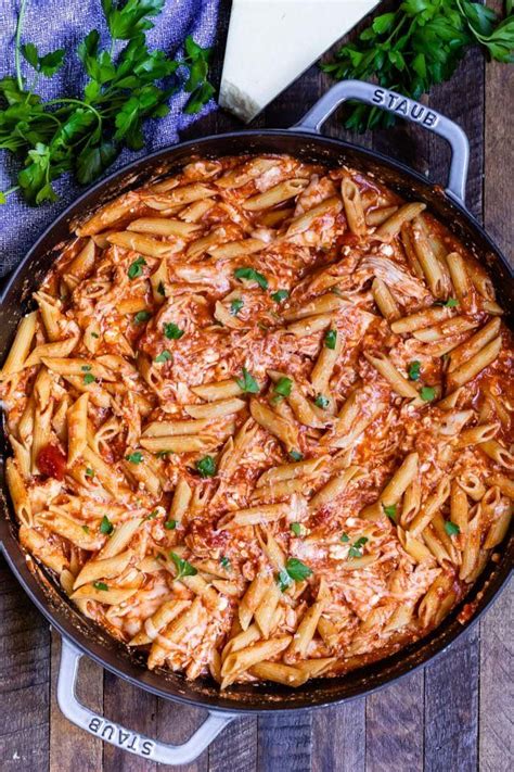 Chicken Penne Pasta Recipe With Leftover Chicken