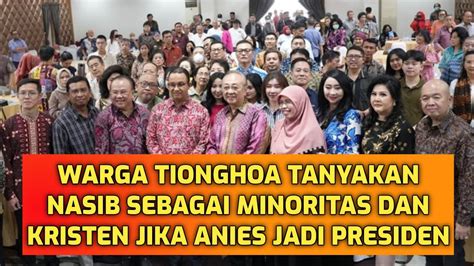 Blak Blakan Warga Tionghoa Khawatir Nasibnya Sebagai Minoritas Dan