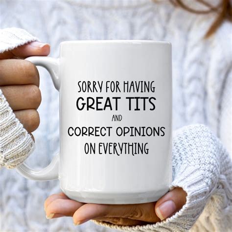 Nice Tits Coffee Mug Etsy Canada