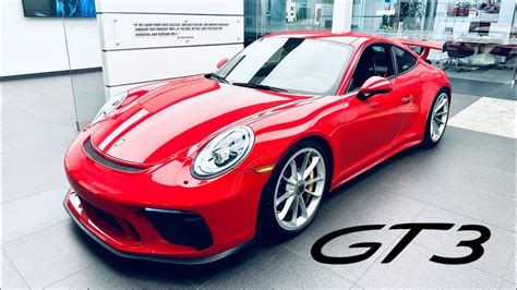 2018 Guards Red Porsche 911 Gt3 Walk Around Youtube