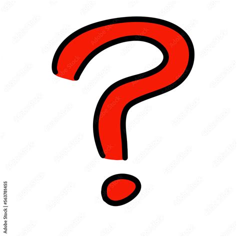 Red question mark png Stock Illustration | Adobe Stock