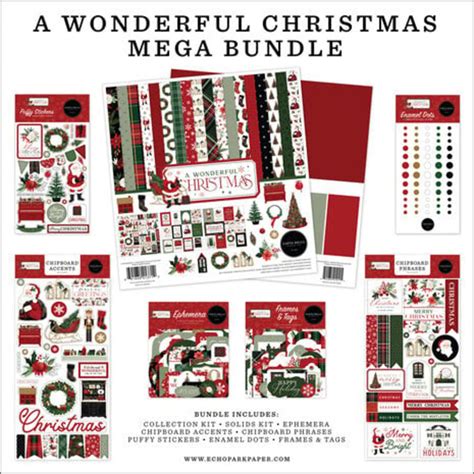 Carta Bella A Wonderful Christmas X Inch Mega Bundle Cbawc