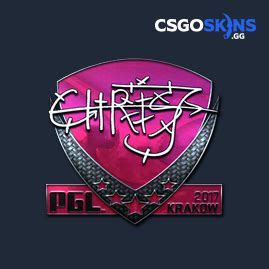 Sticker Chrisj Foil Krakow Csgoskins Gg