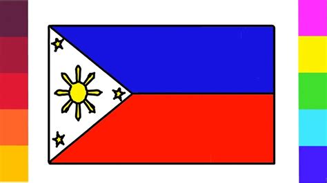Philippine Flag Drawing at PaintingValley.com | Explore collection of ...