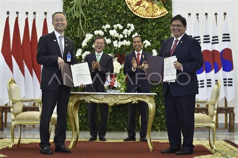 KERJA SAMA INDONESIA KOREA SELATAN ANTARA Foto