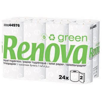 Renova Papel Higiénico Green Branco 24 Rolos 224823 em staples pt