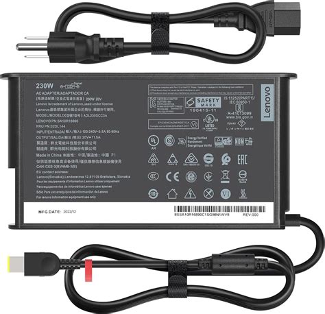 Amazon 230W Laptop Charger For Lenovo Legion 5 Charger Ideapad