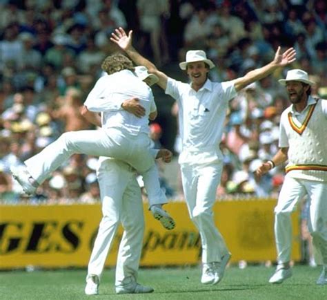 England fielders celebrate dismissing Greg Chappell during their ...